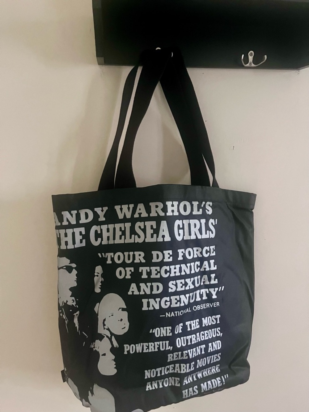 RARE Andy Warhol Chelsea Girls tote